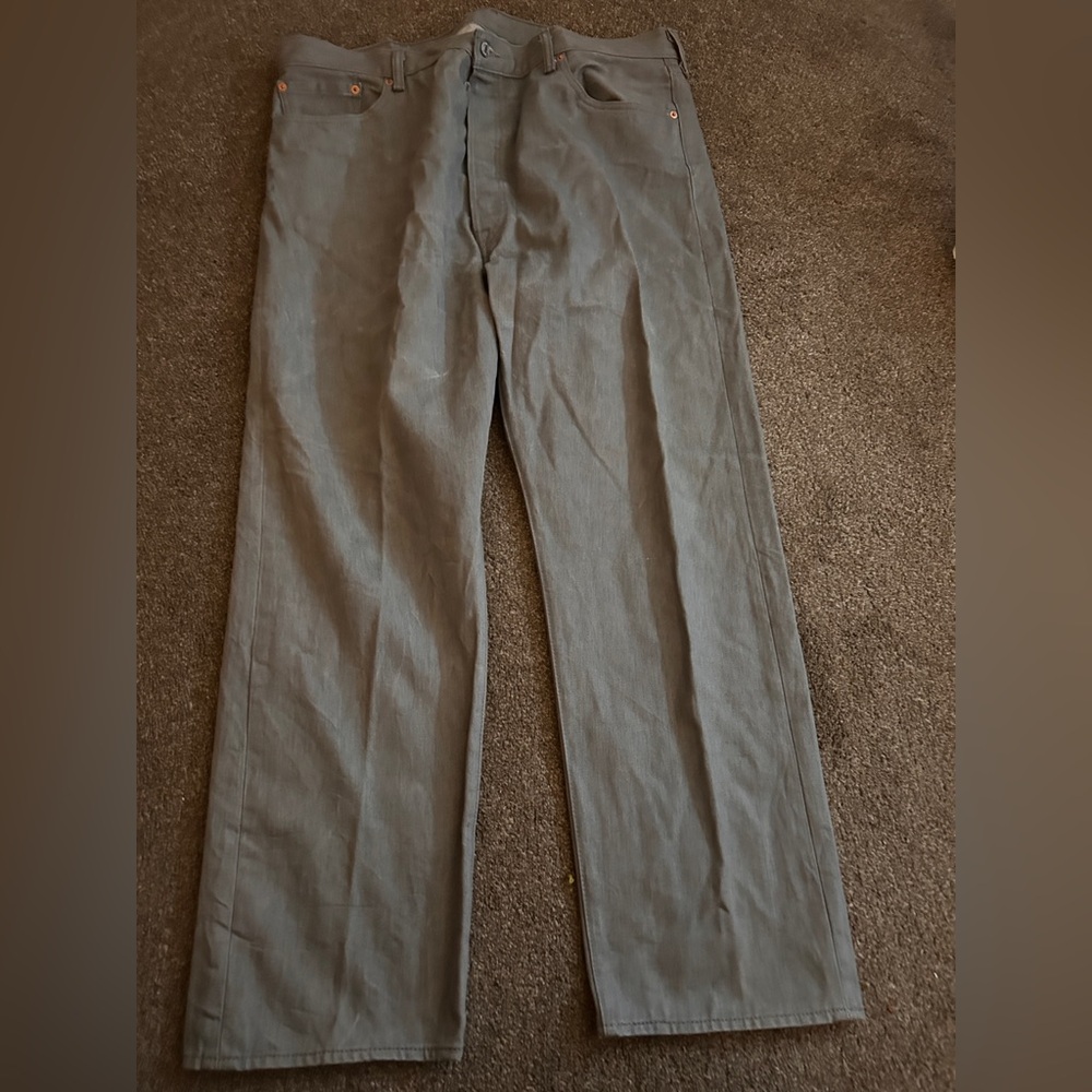 Levi's 501  Men's Charcoal Levi